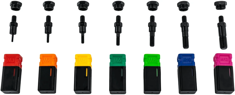 Powermat Rankinė kniedžių veržlių kniedyklė 360 mm / M3-M12 PM-NIR-360T