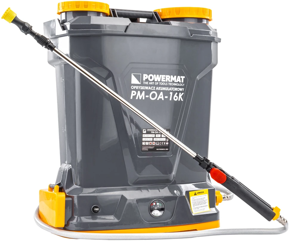 Akumuliatorinis purkštuvas su priedais 16L Powermat