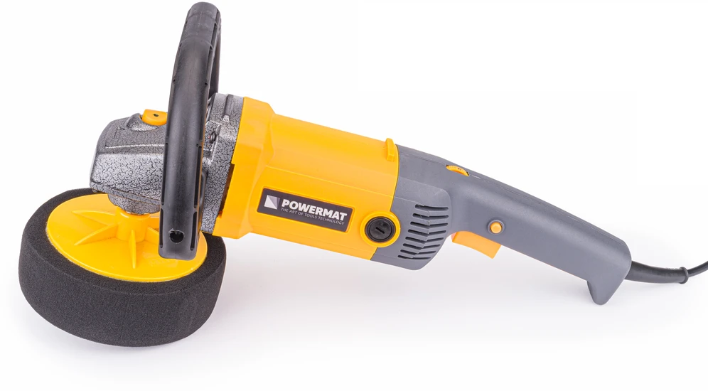 Powermat Automobilio poliruoklis 2600W, su padėklais ir priedais, galingas orbitinis poliruoklis, automobilių detalingui, dažų atnaujinimui