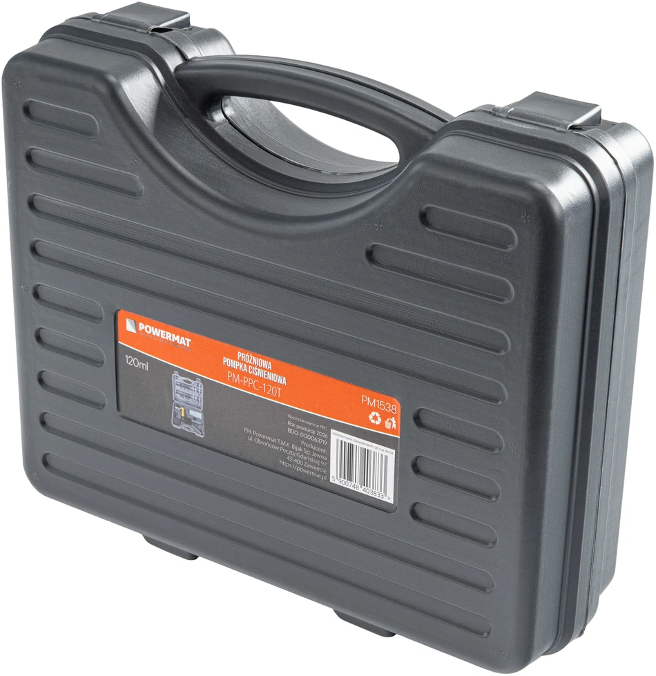 Powermat Vakuuminis siurblys su manometru dyzelinui / benzinui PM-PPC-120T