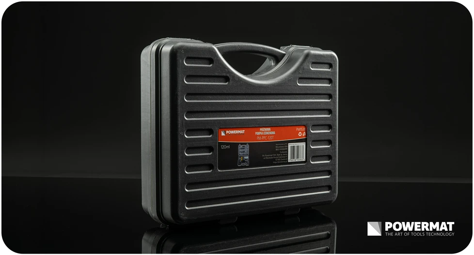 Powermat Vakuuminis siurblys su manometru dyzelinui / benzinui PM-PPC-120T
