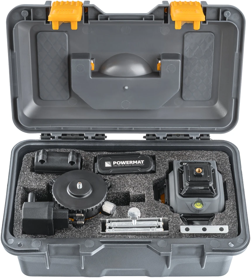 Powermat Lazerinis kryžminis nivelyras PM-PLK-4DM3