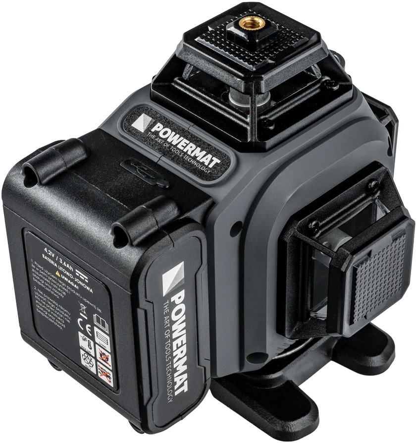 Powermat Lazerinis kryžminis nivelyras PM-PLK-4DM3