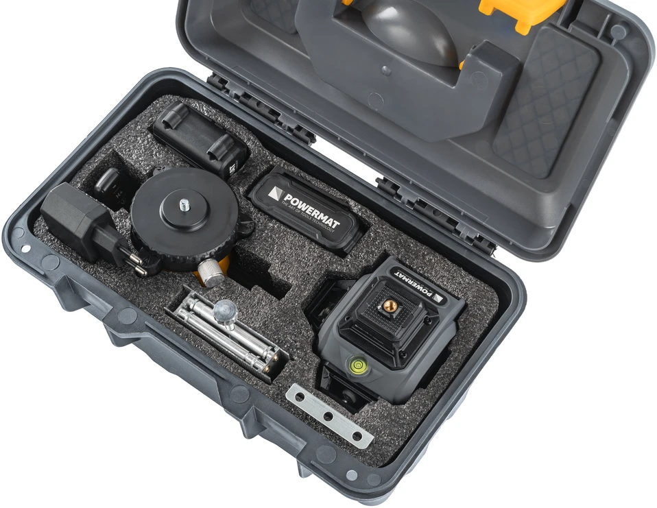 Powermat Lazerinis kryžminis nivelyras PM-PLK-4DM3