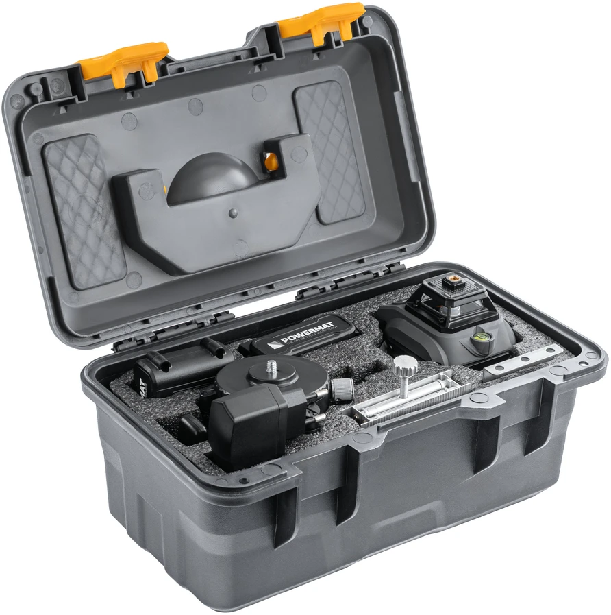 Powermat Lazerinis kryžminis nivelyras PM-PLK-4DM3