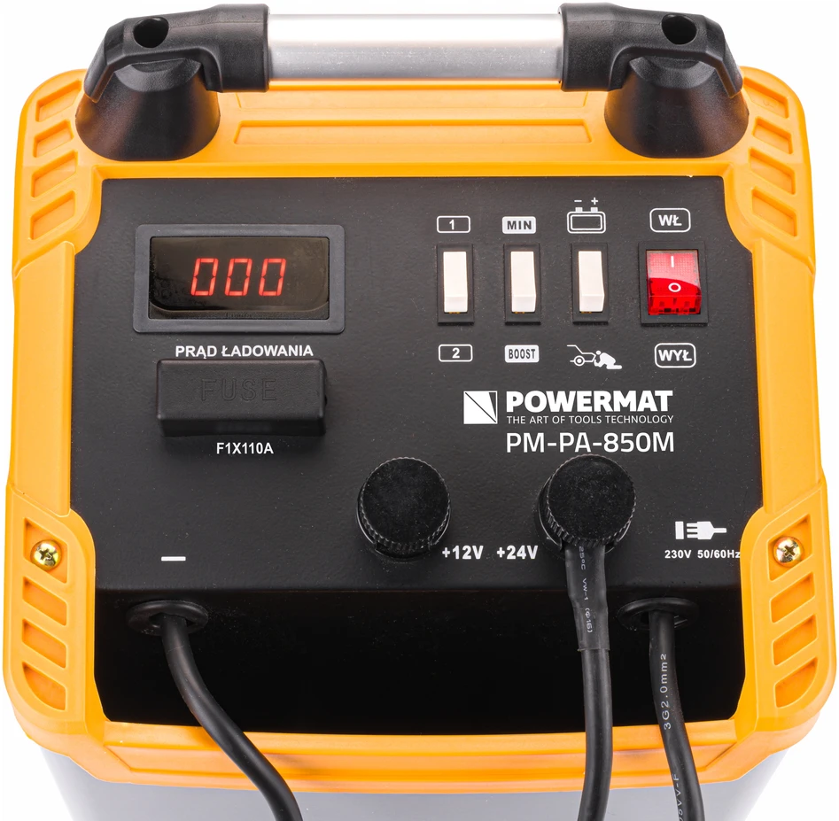 Powermat AKUMULIATORIŲ LYGIATIS 12V / 24V SU PALEIDIMO FUNKCIJA 850A PM-PA-850M