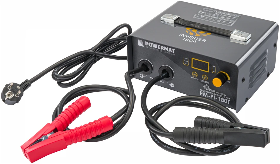 Powermat Inverterinis akumuliatoriaus įkroviklis su paleidimo funkcija 180A 12/24 V įkroviklis 30A PM-PI-180T
