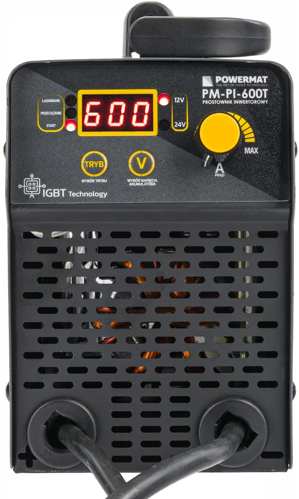 Powermat Akumuliatoriaus įkroviklis Inverterinis su paleidikliu 600A 12/24 V Įkroviklis 80A PM-PI-600T