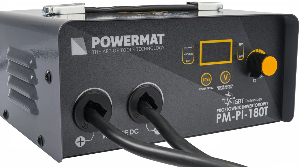 Powermat Inverterinis akumuliatoriaus įkroviklis su paleidimo funkcija 180A 12/24 V įkroviklis 30A PM-PI-180T