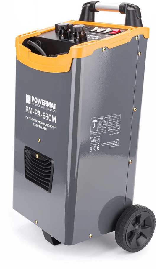 Powermat Prostownik AKUMULATOROWY Z Rozruchem 600A 12/24V PM-PA-630M