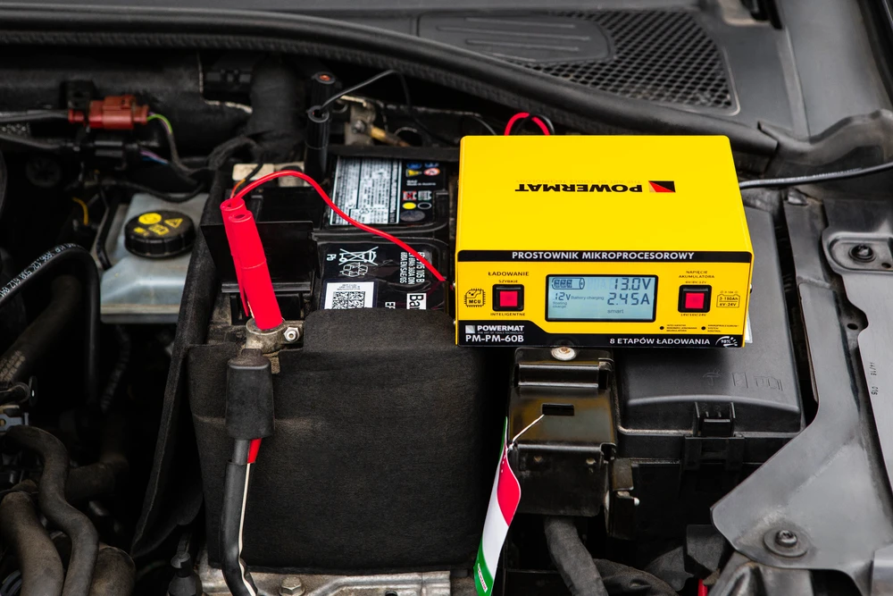 Powermat Prostownik mikroprocesorowy akumulatorowy 6V - 24V PM-PM-60B
