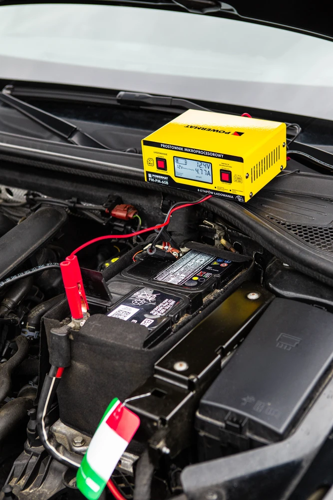 Powermat Prostownik mikroprocesorowy akumulatorowy 6V - 24V PM-PM-60B