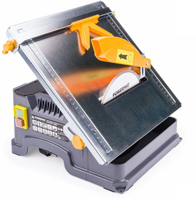 Plytelių pjovimo staklės POWERMAT 1800W, 180X22,2mm