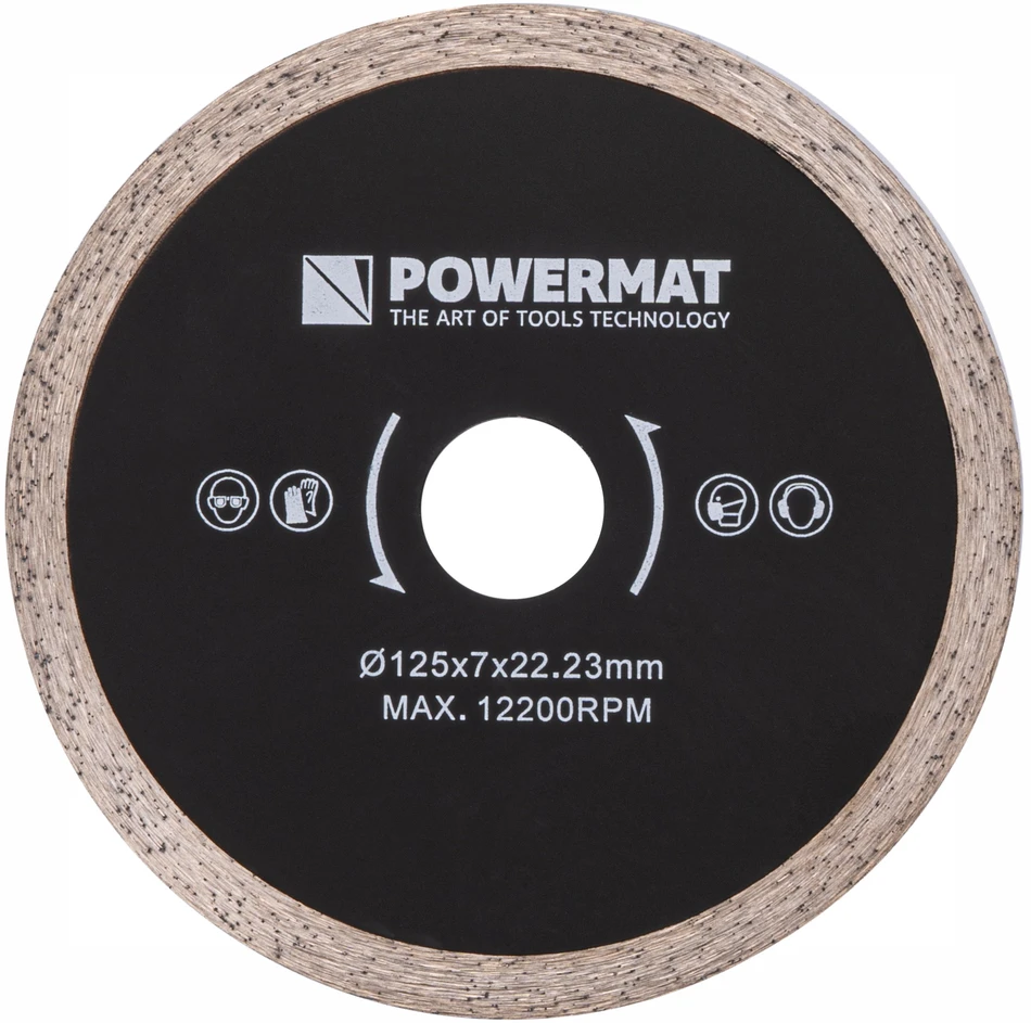 Diskinis plytelių pjūklas POWERMAT PM-PDG-1400M