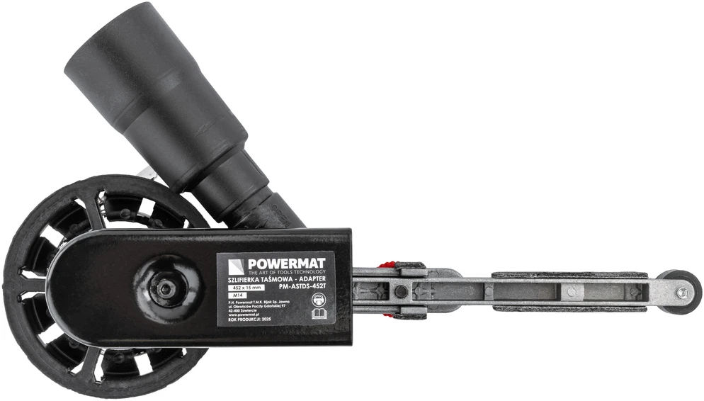 Powermat PRZYSTAWKA šlifuoklis TAŚMOWA PALCOWA (Rinkinys) PM-ASTDS-452T