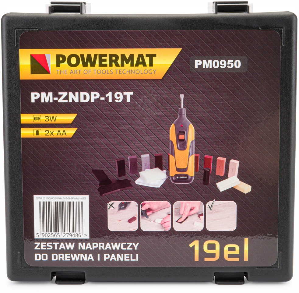 Powermat MEDIENOS RENOVACIJOS RINKINYS PM-ZNDP-19T