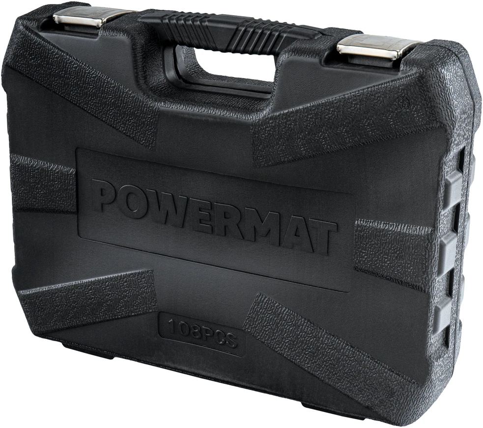 Powermat ANTGALVIŲ RAKTŲ RINKINYS 108 vnt. 1/2" | 1/4" PM-ZKNB-108SU