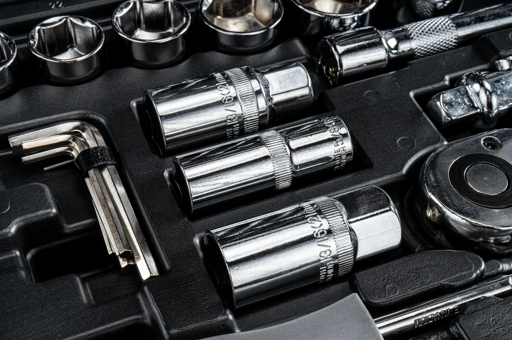 Powermat REPČIŲ VERŽLIARAKČIŲ RINKINYS 216 vnt. 1/2" | 1/4" | 3/8" PM-ZKNB-216SU-PRO