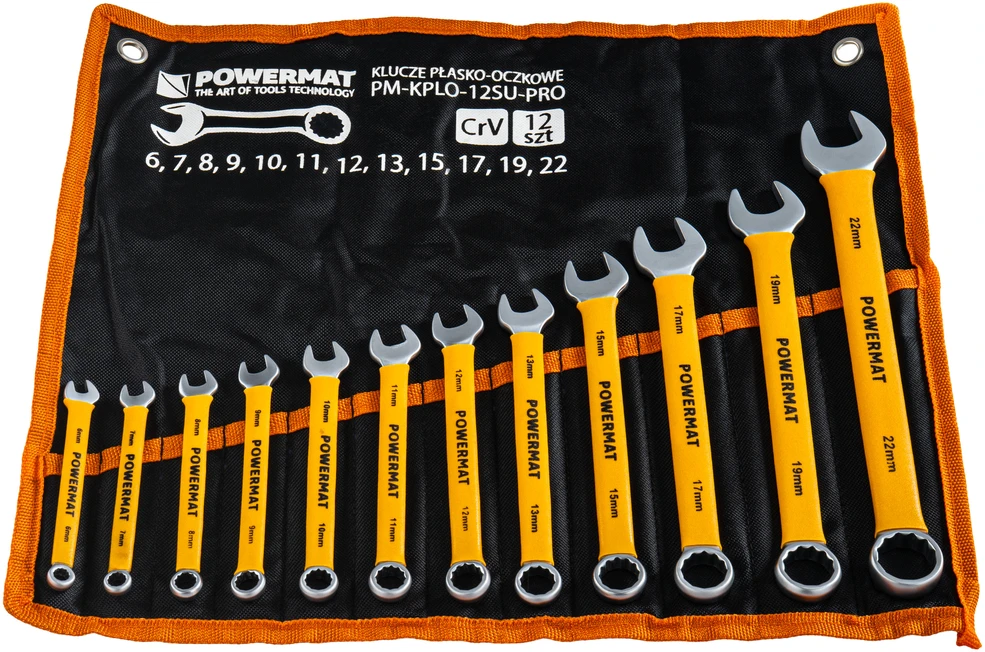 Powermat PLOKŠČIŲJŲ VERŽLIARAKČIŲ RINKINYS 12 vnt. PM-KPLO-12SU-PRO