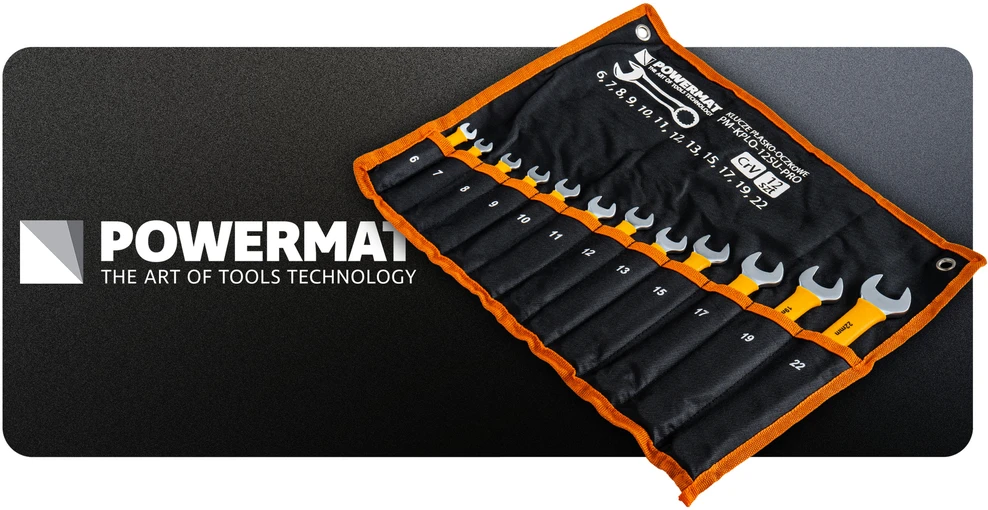 Powermat PLOKŠČIŲJŲ VERŽLIARAKČIŲ RINKINYS 12 vnt. PM-KPLO-12SU-PRO