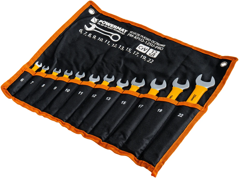 Powermat PLOKŠČIŲJŲ VERŽLIARAKČIŲ RINKINYS 12 vnt. PM-KPLO-12SU-PRO