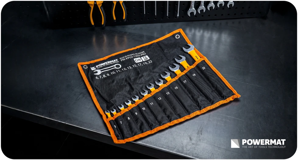 Powermat PLOKŠČIŲJŲ VERŽLIARAKČIŲ RINKINYS 12 vnt. PM-KPLO-12SU-PRO
