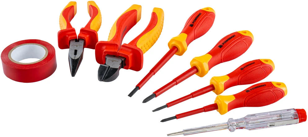Powermat įrankių rinkinys IZOLOWANYCH DLA ELEKTRYKA 1000V 8el. (DĖKLAS) PM-ZW-8ZI