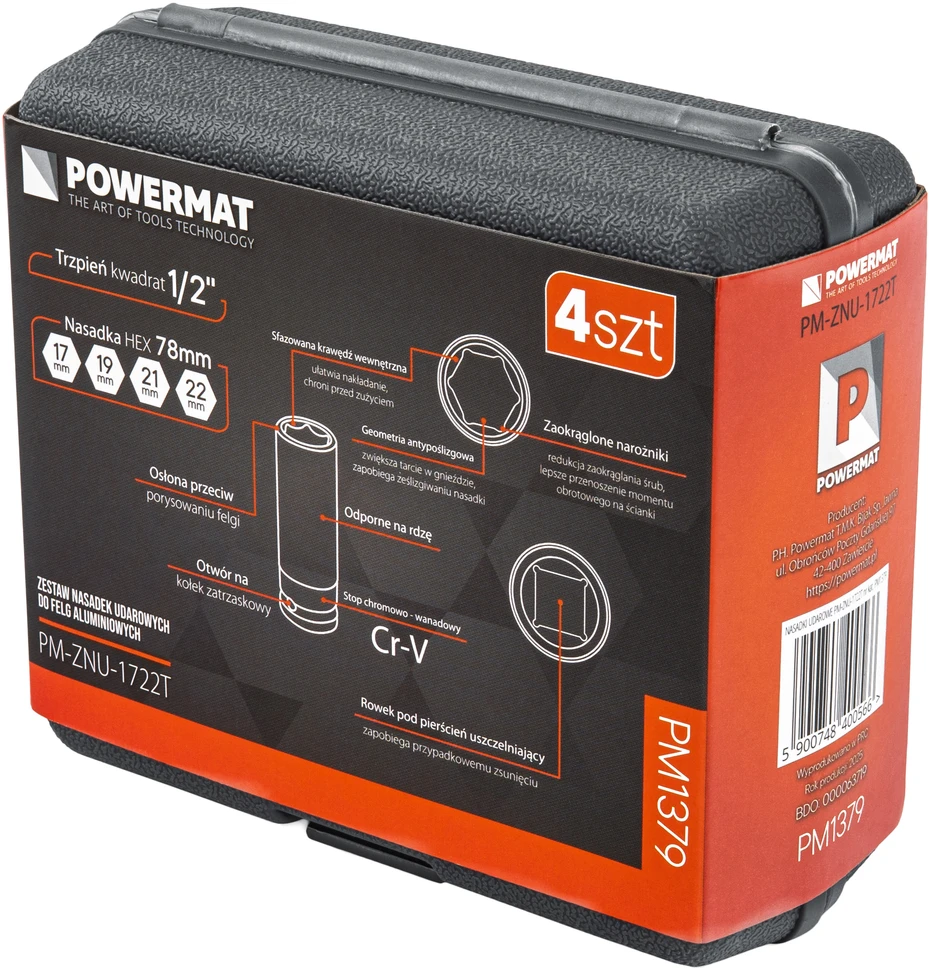 Powermat Smūginių antgalių rinkinys PM-ZNU-1722T