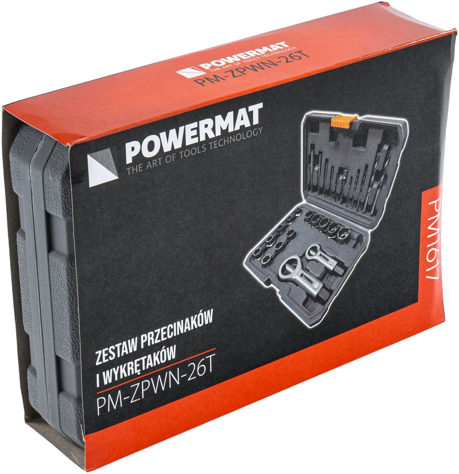 Powermat KIRTIKLIŲ IR ATSAKTUVŲ RINKINYS PM-ZPWN-26T