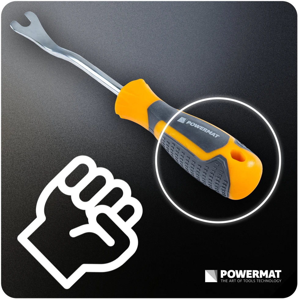 Powermat APMUŠALŲ NUĖMIMO ĮRANKIŲ RINKINYS LENTELIŲ IR SEGTUKŲ IŠĖMIMUI 6 vnt. PM-ZSTS-6ZN