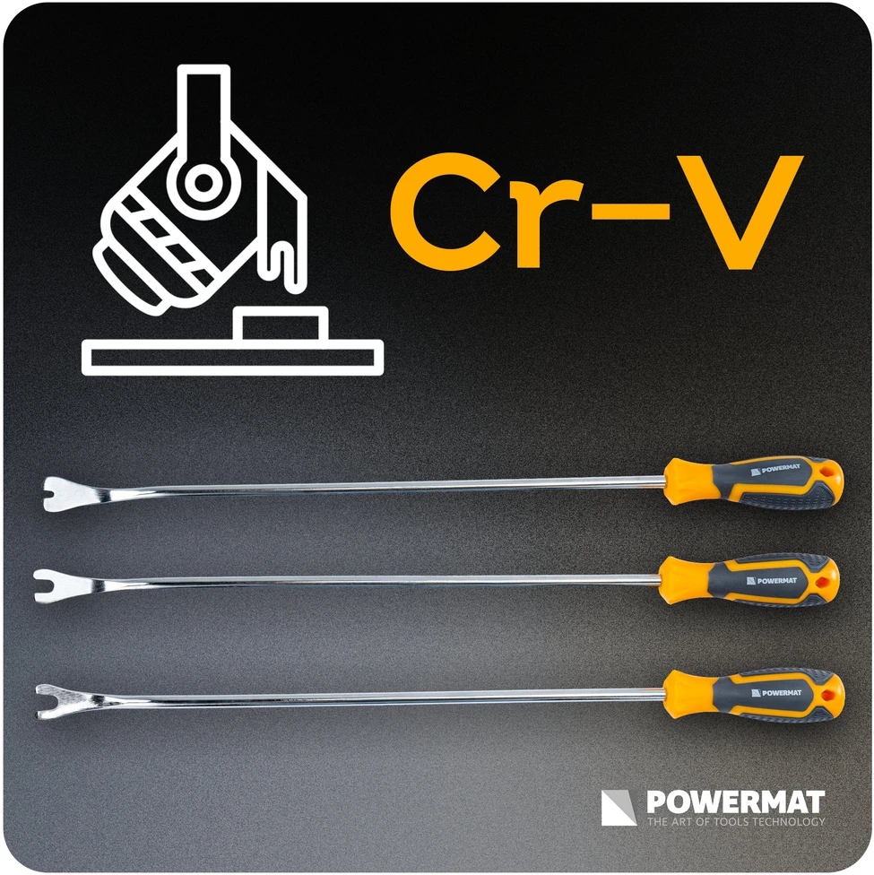 Powermat APMUŠALŲ NUĖMIMO ĮRANKIŲ RINKINYS LENTELIŲ IR SEGTUKŲ IŠĖMIMUI 6 vnt. PM-ZSTS-6ZN