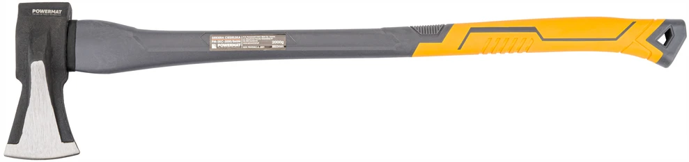 Powermat Skaldymo kirvių rinkinys, 3 dalių medienos skaldymo kirviai, 0.6kg, 1kg, 2kg kirviai, sunkus skaldymo kirvis
