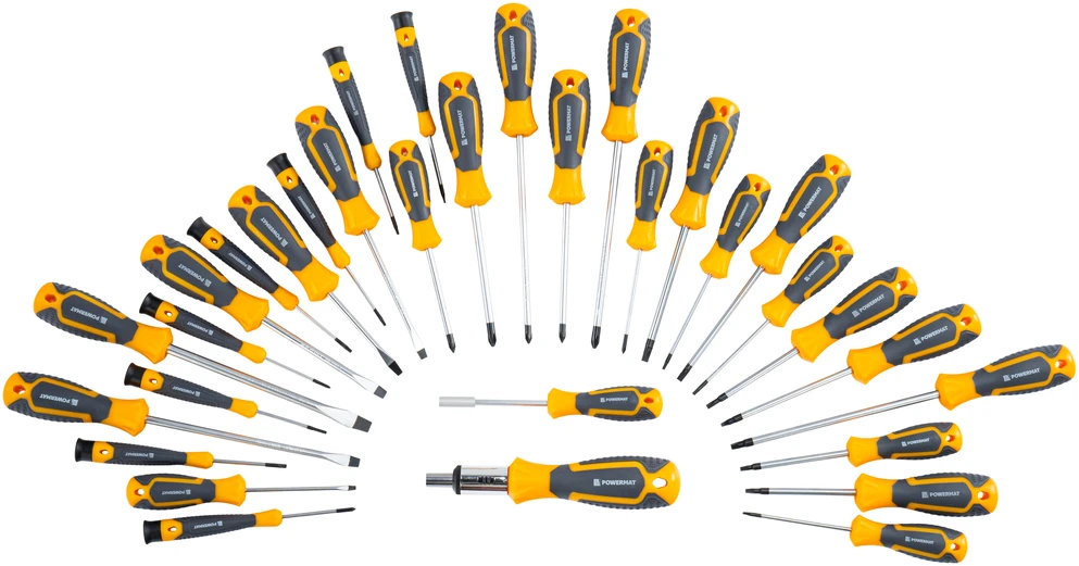 Powermat Atsuktuvų rinkinys 132 vnt. (stovas) PM-ZW-132ZN