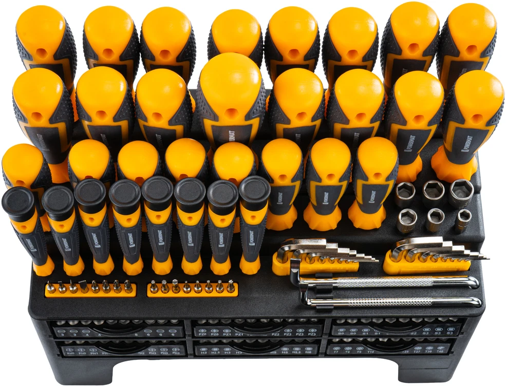 Powermat Atsuktuvų rinkinys 132 vnt. (stovas) PM-ZW-132ZN