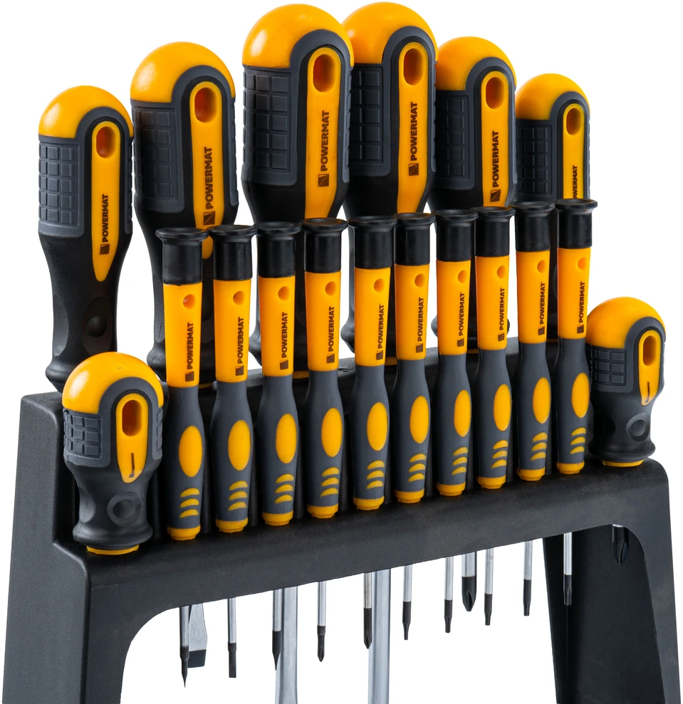 Powermat Atsuktuvų rinkinys 18 vnt. (stovas) PM-ZW-18ZN