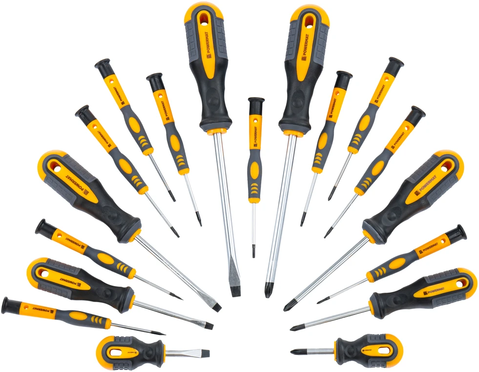 Powermat Atsuktuvų rinkinys 18 vnt. (stovas) PM-ZW-18ZN