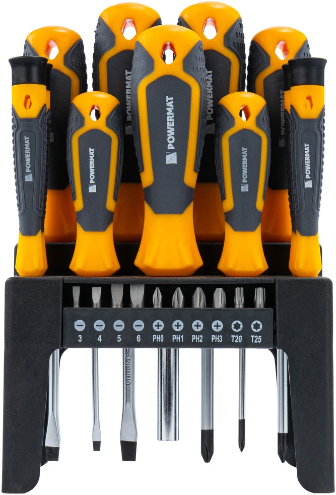 Powermat Atsuktuvų rinkinys 21 vnt. (stovas) PM-ZW-21ZN