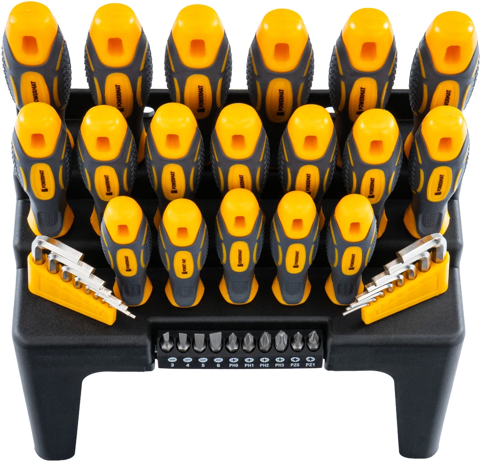 Powermat Atsuktuvų rinkinys 44 vnt. (stovas) PM-ZW-44ZN