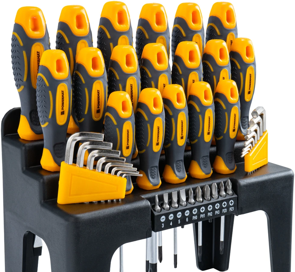 Powermat Atsuktuvų rinkinys 44 vnt. (stovas) PM-ZW-44ZN