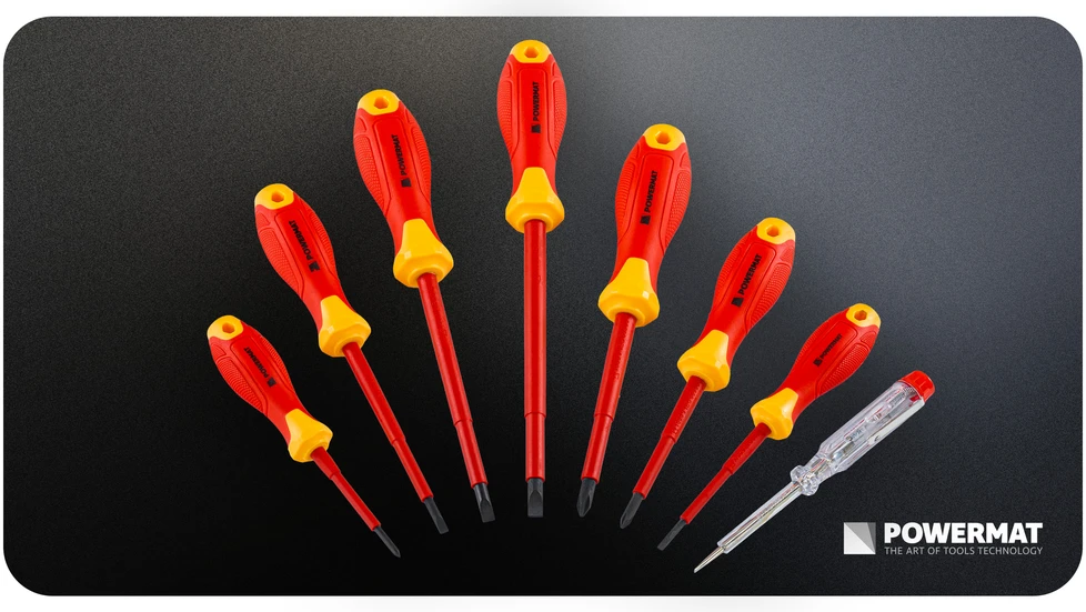Powermat IZOLIUOTŲ ATSISUKTUVŲ RINKINYS ELEKTRIKUI 1000V 8 vnt. PM-ZW-8ZI2