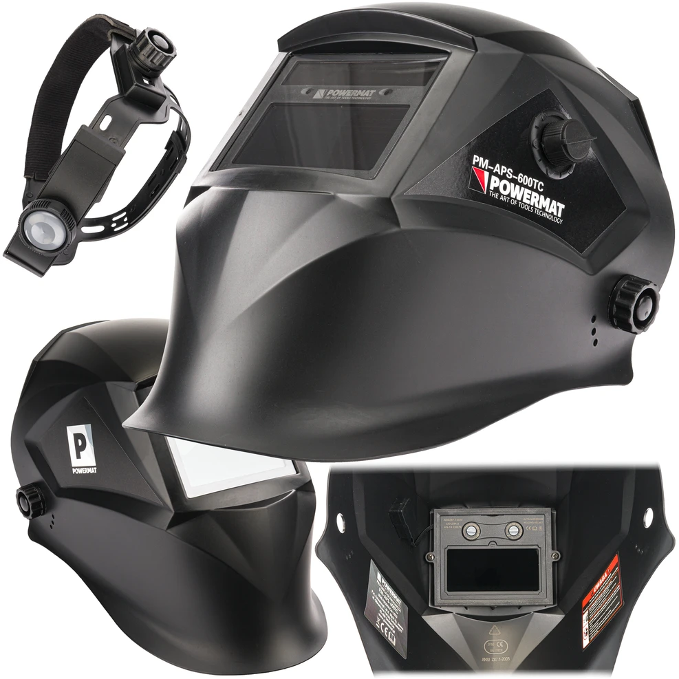 Powermat Suvirintojo skydelis automatinis 600TC