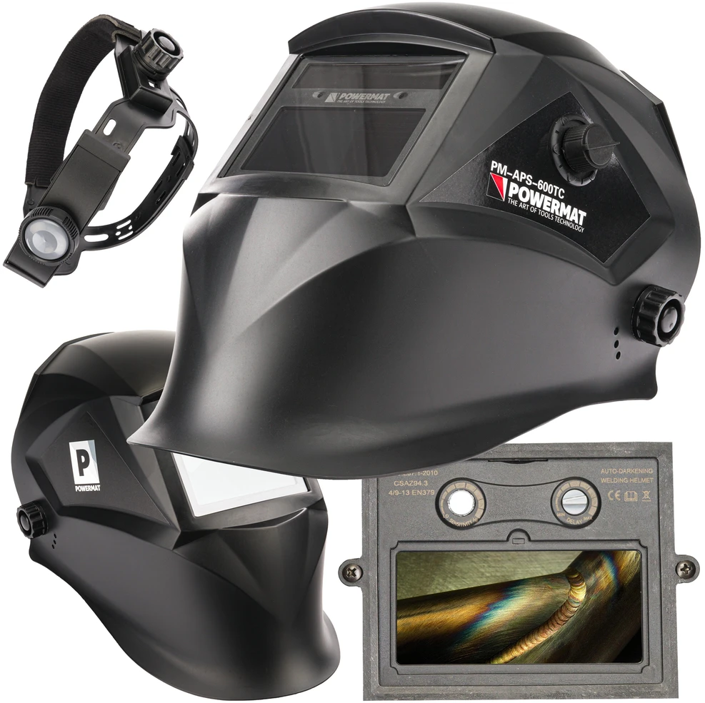 Powermat Suvirintojo skydelis automatinis 600TC