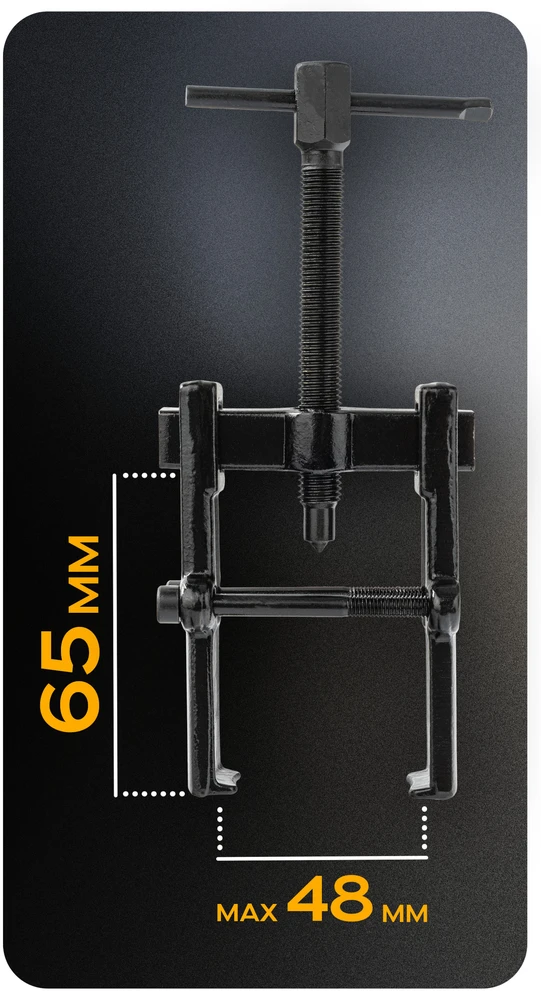 Powermat UNIVERSALUS DVIEJŲ PEČIŲ IŠTRAUKĖJAS VALYTYMO ŠEPETĖLIAMS / GUOLIAMS 38-65mm PM-SRW-65T