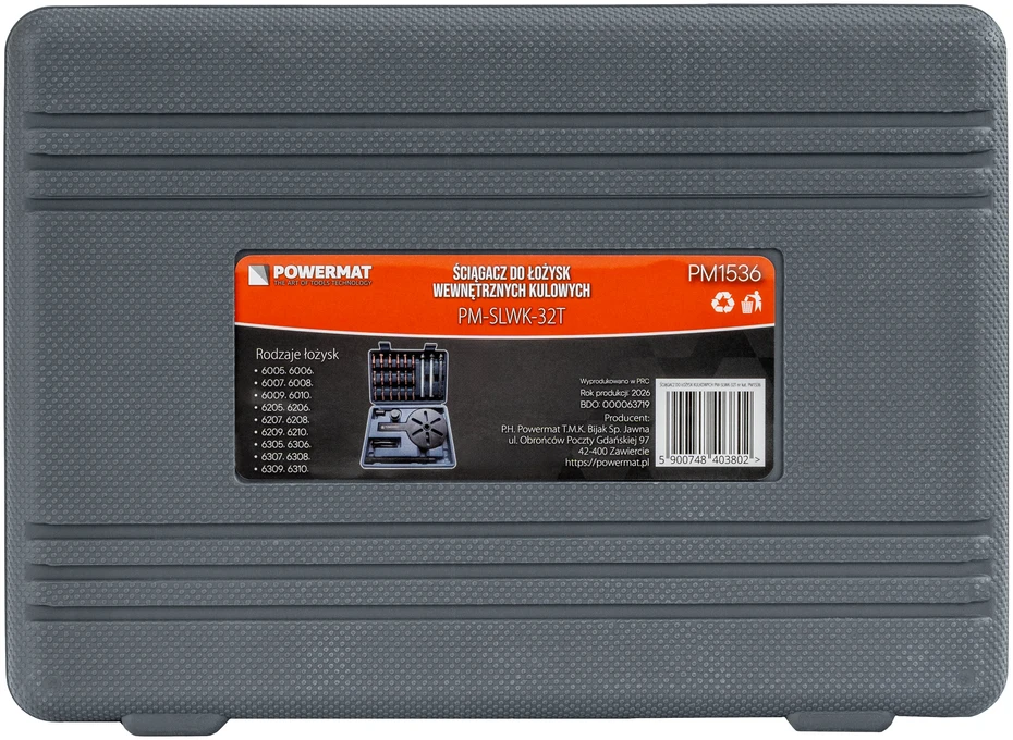 Powermat VIDINIS RUTULINIŲ GUOLIŲ IŠTRAUKĖJAS (RINKINYS 32 vnt.) PM-SLWK-32T