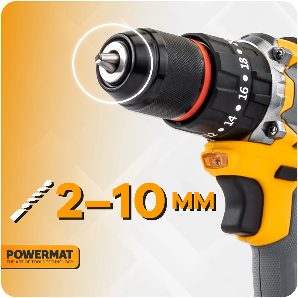 Powermat Akumuliatorinis atsuktuvas PM-WA-21V-2M
