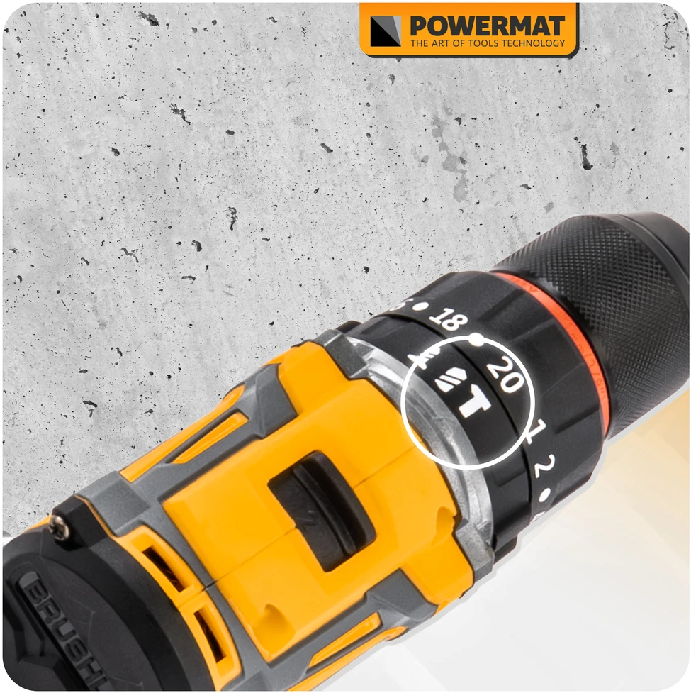 Powermat Akumuliatorinis atsuktuvas PM-WA-21V-2M