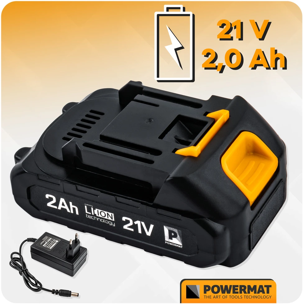 Powermat Akumuliatorinis atsuktuvas PM-WA-21V-2M