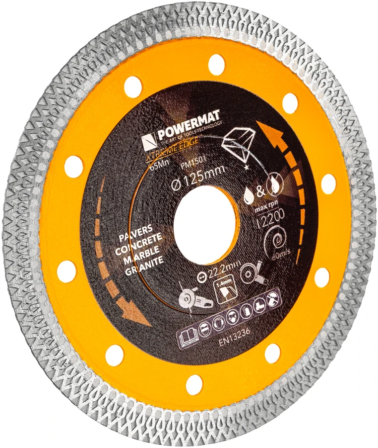 Powermat Deimantinis diskas 125 mm PM-TDCS-1257T