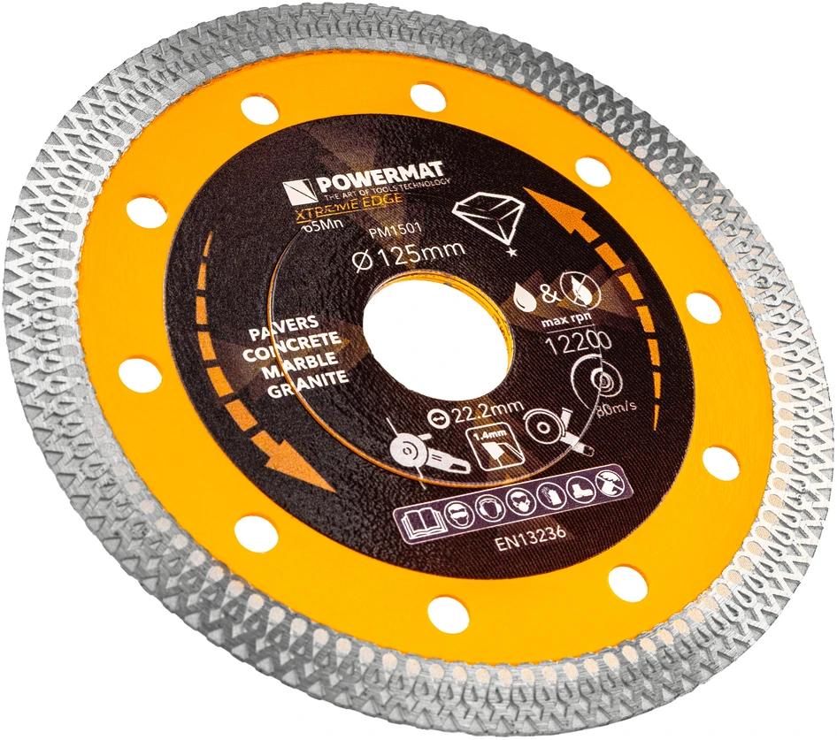Powermat Deimantinis diskas 125 mm PM-TDCS-1257T