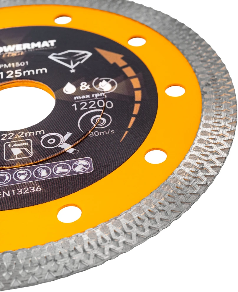 Powermat Deimantinis diskas 125 mm PM-TDCS-1257T